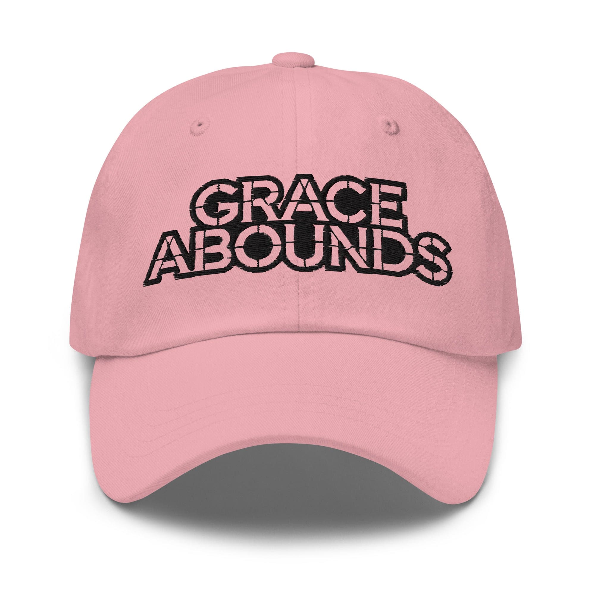 Embroidered Adjustable Baseball Cap - Grace Abounds - F/b by inQue.Style