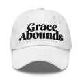 Embroidered Adjustable Baseball Cap - Grace Abounds - F/b by inQue.Style