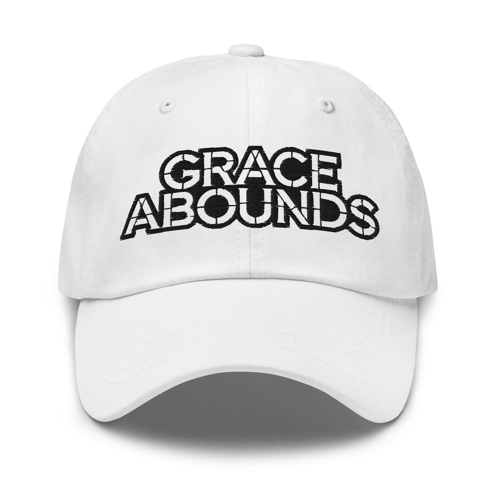 Embroidered Adjustable Baseball Cap - Grace Abounds - F/b by inQue.Style
