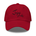 Embroidered Baseball Cap - Adjustable - Jesus Rocks by inQue.Style