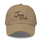 Embroidered Baseball Cap - Adjustable - Jesus Rocks by inQue.Style