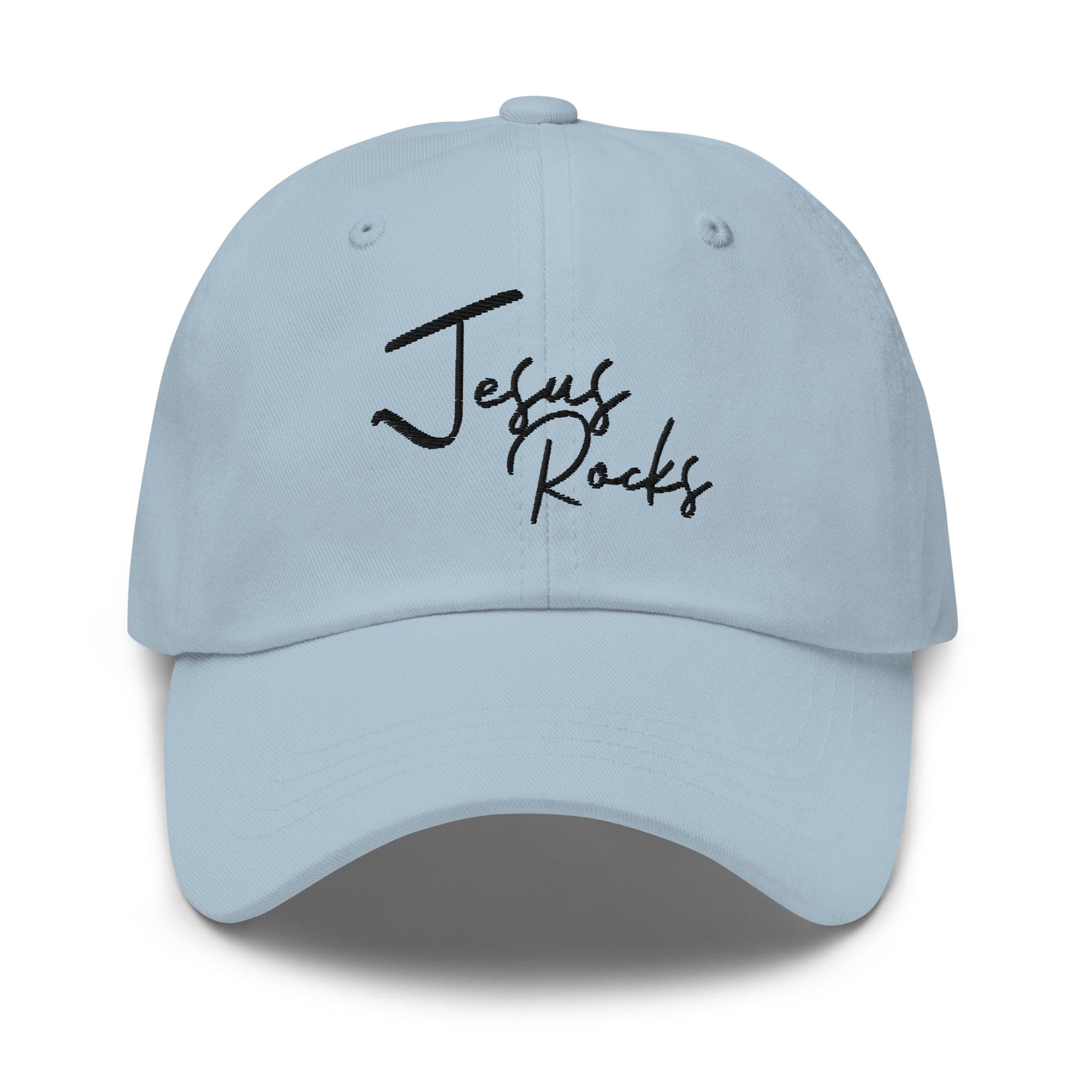 Embroidered Baseball Cap - Adjustable - Jesus Rocks by inQue.Style