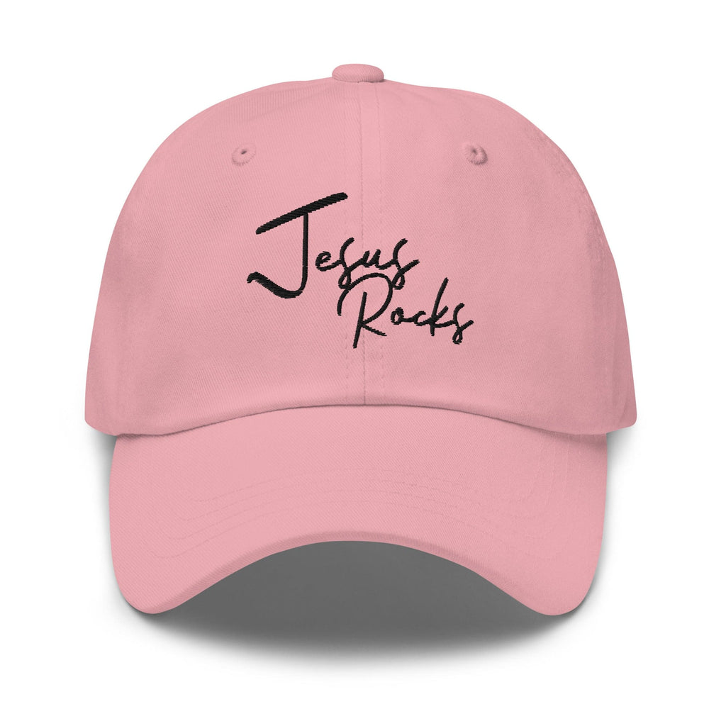 Embroidered Baseball Cap - Adjustable - Jesus Rocks by inQue.Style