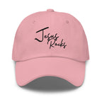 Embroidered Baseball Cap - Adjustable - Jesus Rocks by inQue.Style