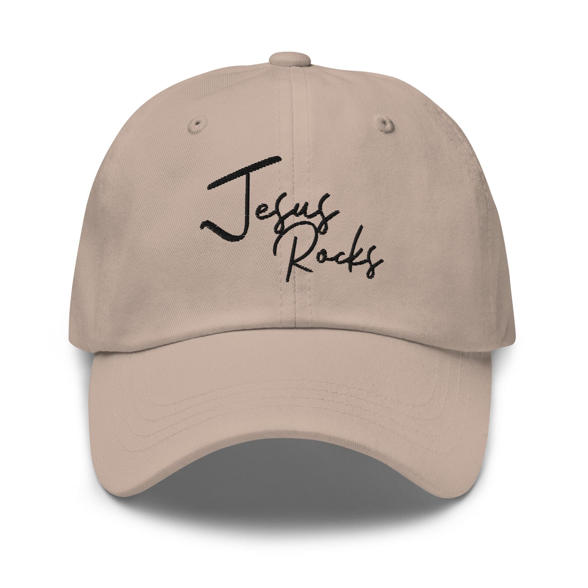 Embroidered Baseball Cap - Adjustable - Jesus Rocks by inQue.Style