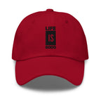 Embroidered Baseball Cap - Adjustable - Life is Good by inQue.Style