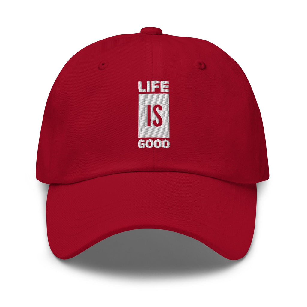 Embroidered Baseball Cap - Adjustable - Life is Good by inQue.Style