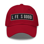 Embroidered Baseball Cap - Adjustable - Life is Good Print by inQue.Style