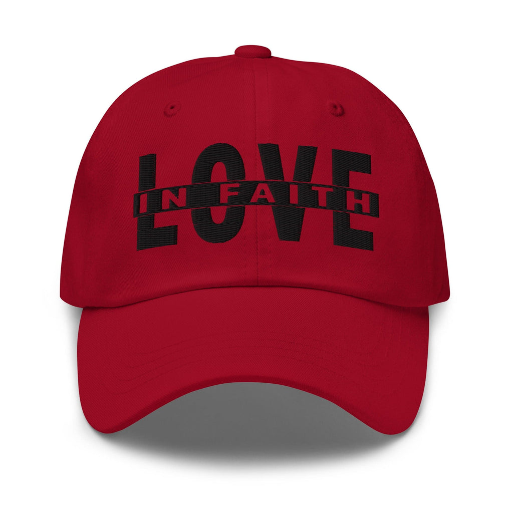 Embroidered Baseball Cap - Adjustable - Love in Faith by inQue.Style