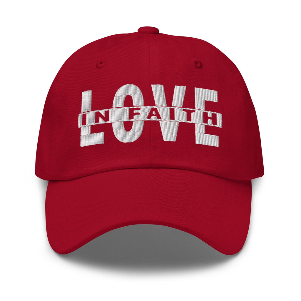 Embroidered Baseball Cap - Adjustable - Love in Faith by inQue.Style
