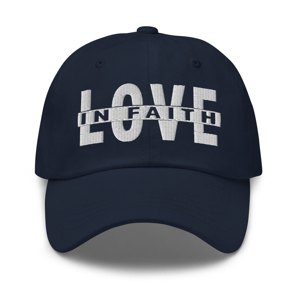 Embroidered Baseball Cap - Adjustable - Love in Faith by inQue.Style
