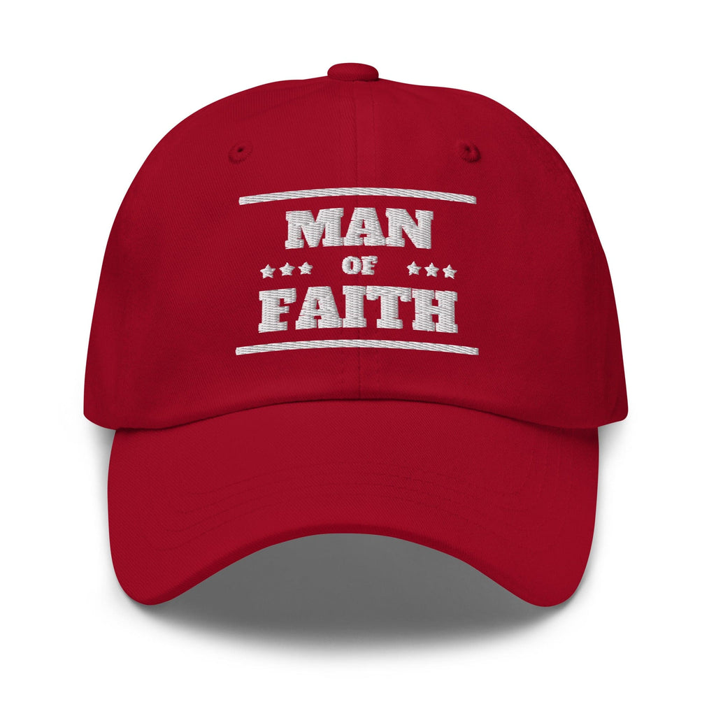 Embroidered Baseball Cap - Adjustable - Man of Faith by inQue.Style