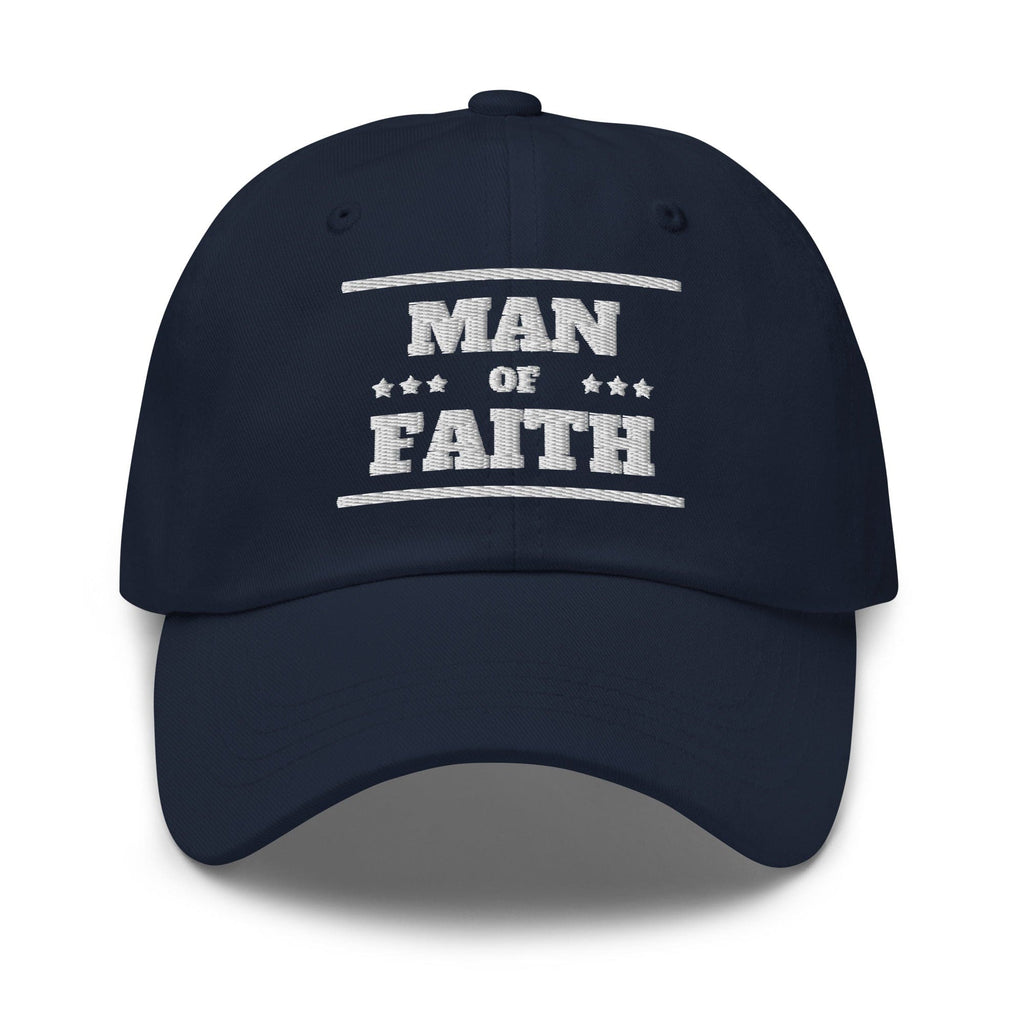 Embroidered Baseball Cap - Adjustable - Man of Faith by inQue.Style