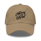 Embroidered Baseball Cap - Adjustable - Merry with Christ by inQue.Style