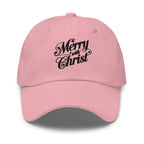 Embroidered Baseball Cap - Adjustable - Merry with Christ by inQue.Style