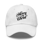 Embroidered Baseball Cap - Adjustable - Merry with Christ by inQue.Style