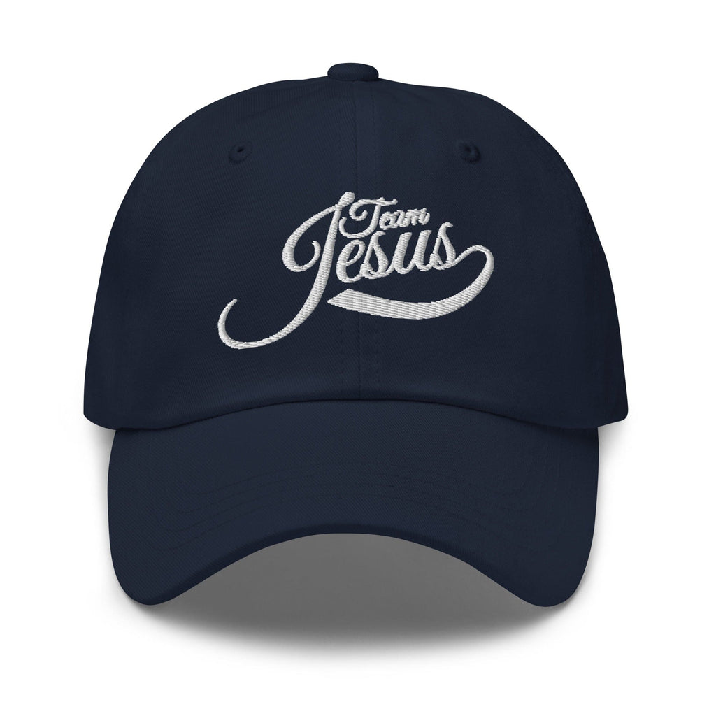 Embroidered Baseball Cap - Adjustable - Team Jesus by inQue.Style