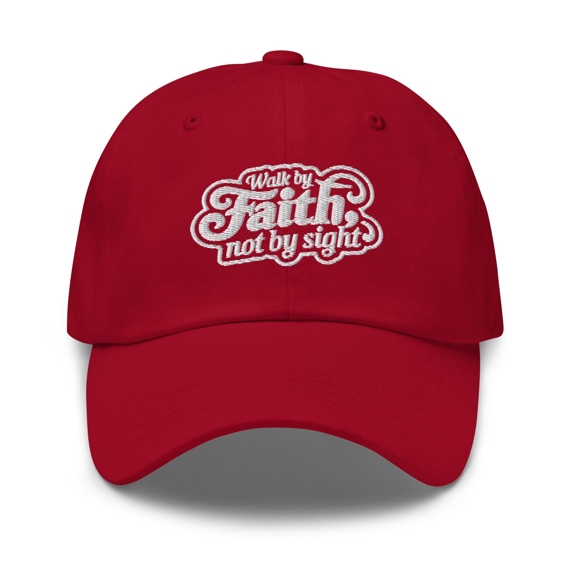 Embroidered Baseball Cap - Adjustable - Walk by Faith by inQue.Style