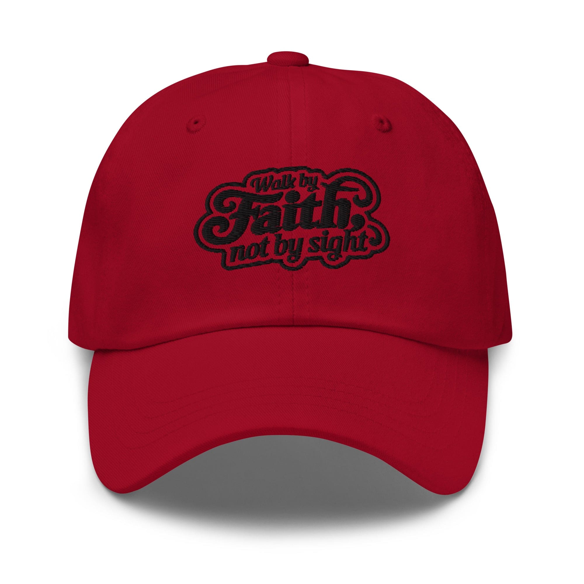 Embroidered Baseball Cap - Adjustable - Walk by Faith by inQue.Style