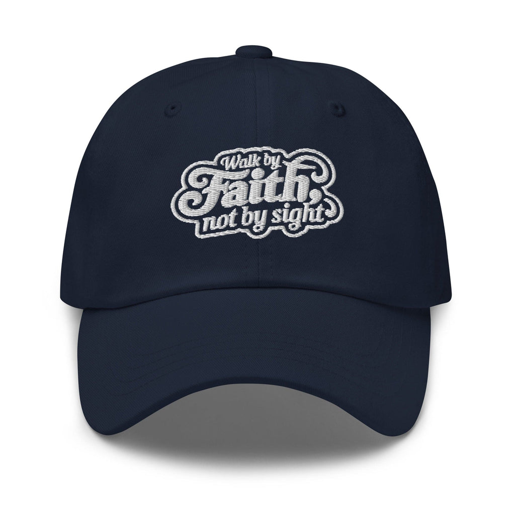 Embroidered Baseball Cap - Adjustable - Walk by Faith by inQue.Style