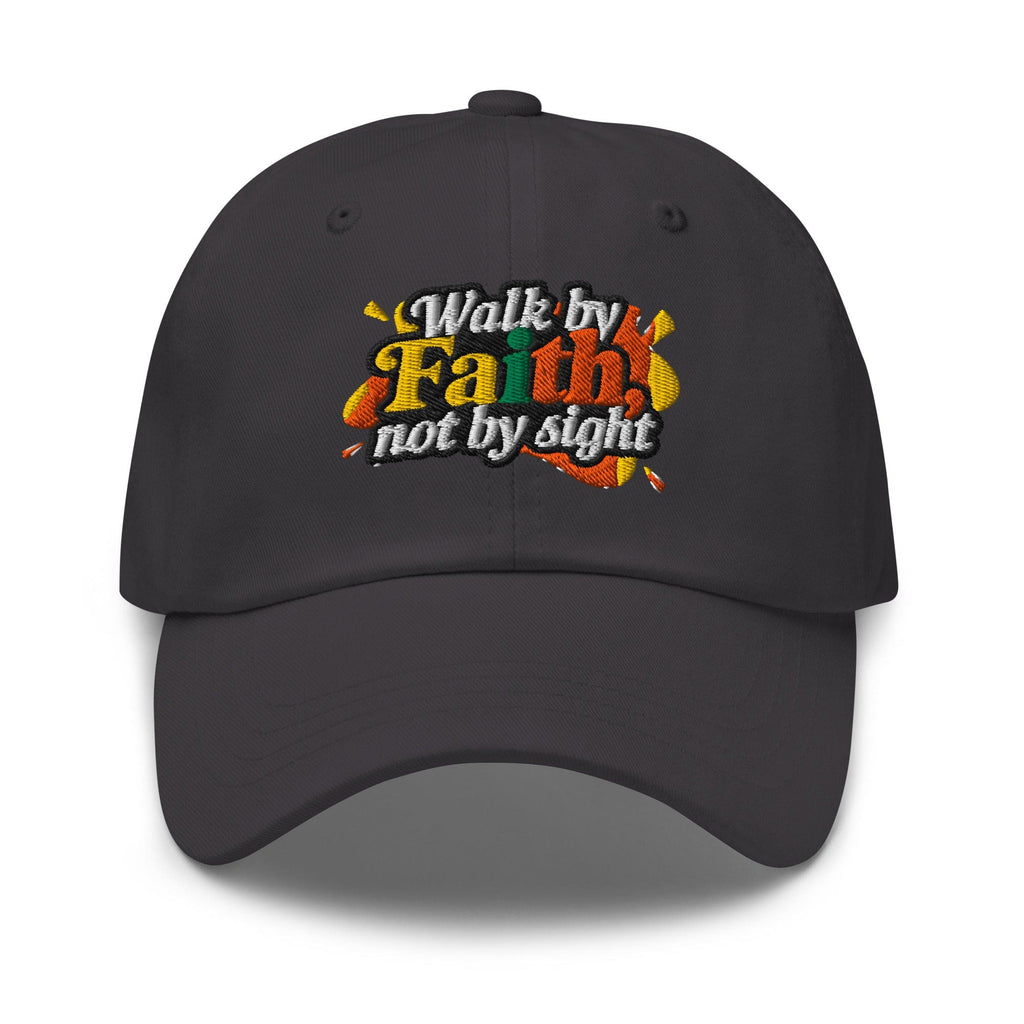 Embroidered Baseball Cap - Adjustable - Walk by Faith not by Sight by inQue.Style