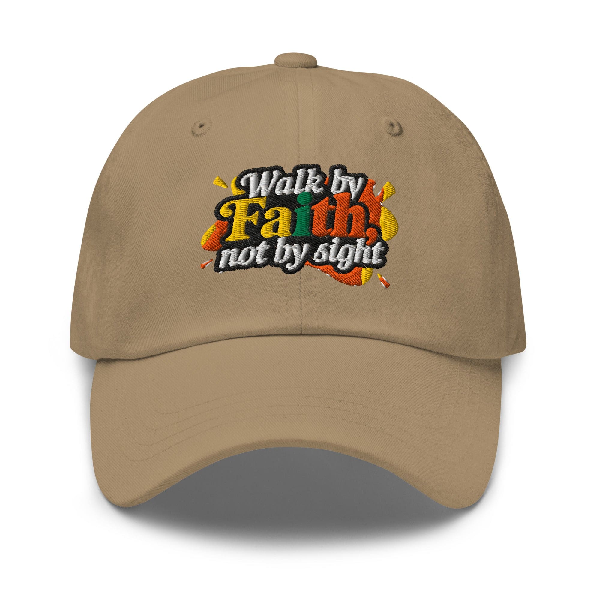 Embroidered Baseball Cap - Adjustable - Walk by Faith not by Sight by inQue.Style