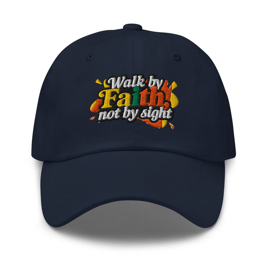Embroidered Baseball Cap - Adjustable - Walk by Faith not by Sight by inQue.Style