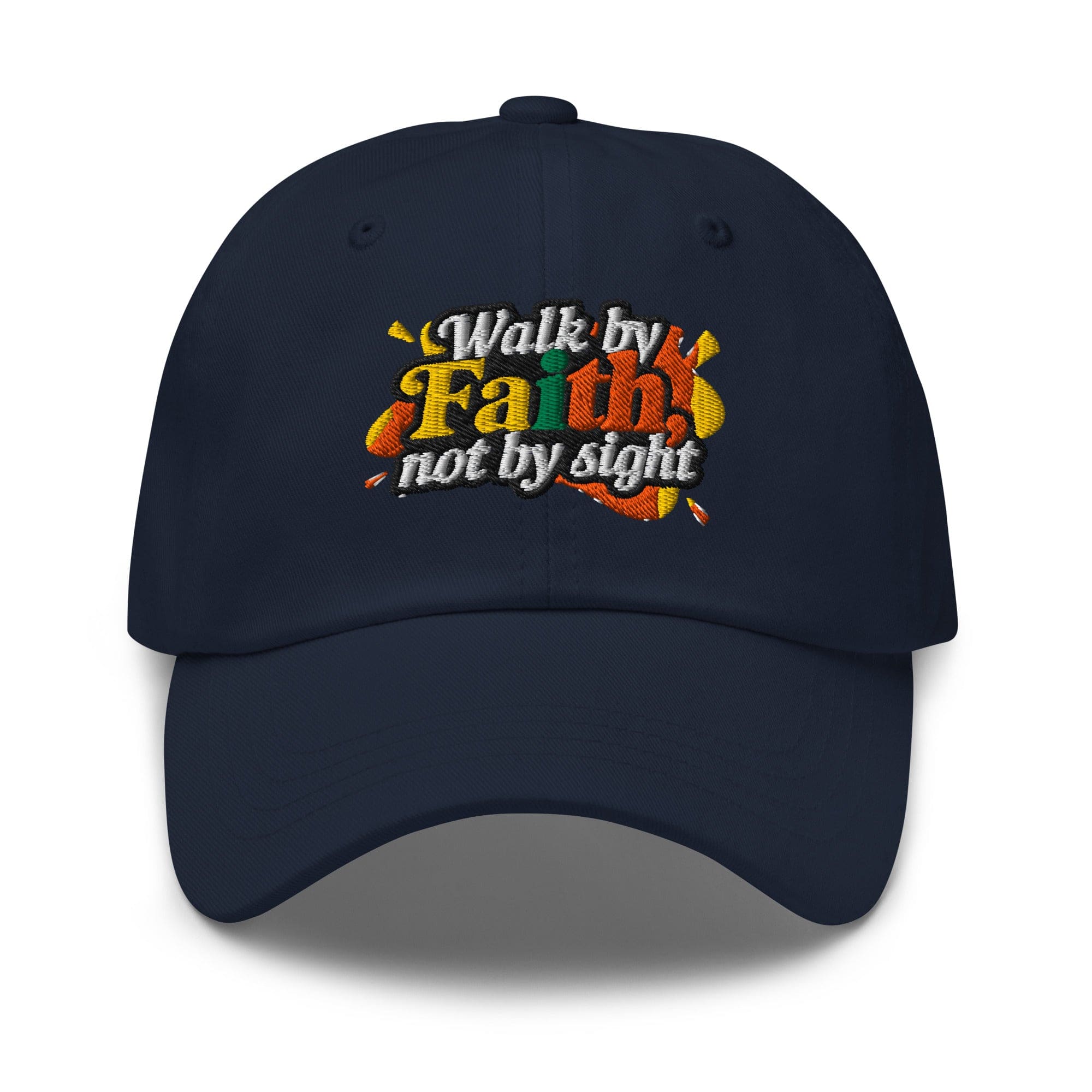 Embroidered Baseball Cap - Adjustable - Walk by Faith not by Sight by inQue.Style