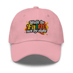 Embroidered Baseball Cap - Adjustable - Walk by Faith not by Sight by inQue.Style