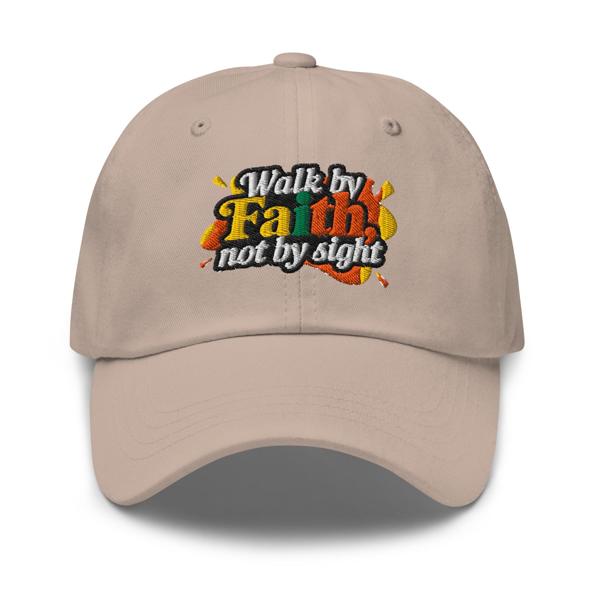 Embroidered Baseball Cap - Adjustable - Walk by Faith not by Sight by inQue.Style