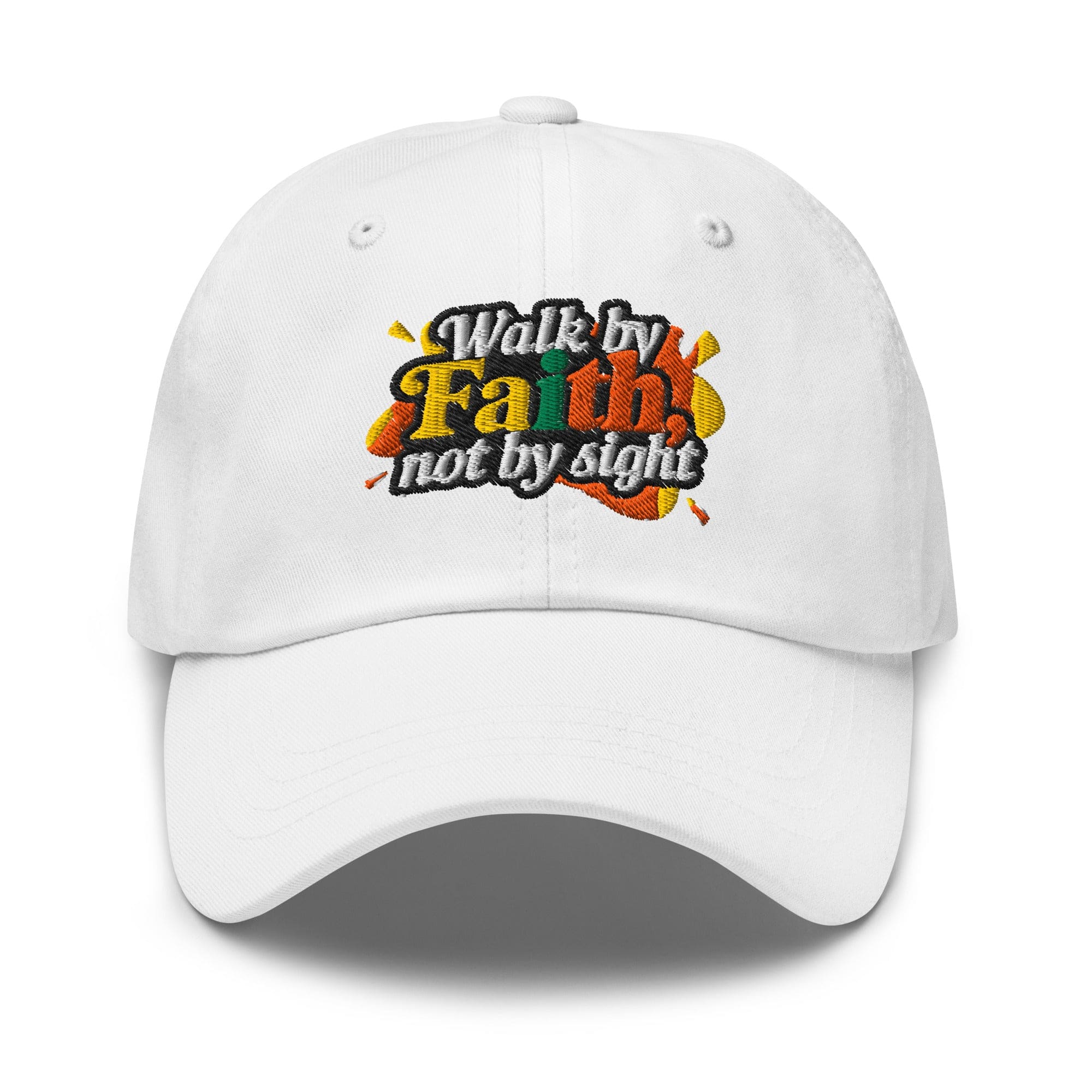 Embroidered Baseball Cap - Adjustable - Walk by Faith not by Sight by inQue.Style
