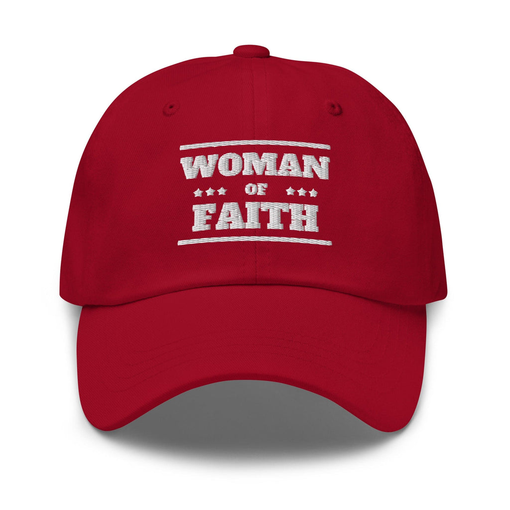 Embroidered Baseball Cap - Adjustable - Woman of Faith by inQue.Style