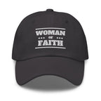 Embroidered Baseball Cap - Adjustable - Woman of Faith by inQue.Style