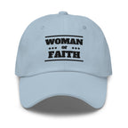 Embroidered Baseball Cap - Adjustable - Woman of Faith by inQue.Style