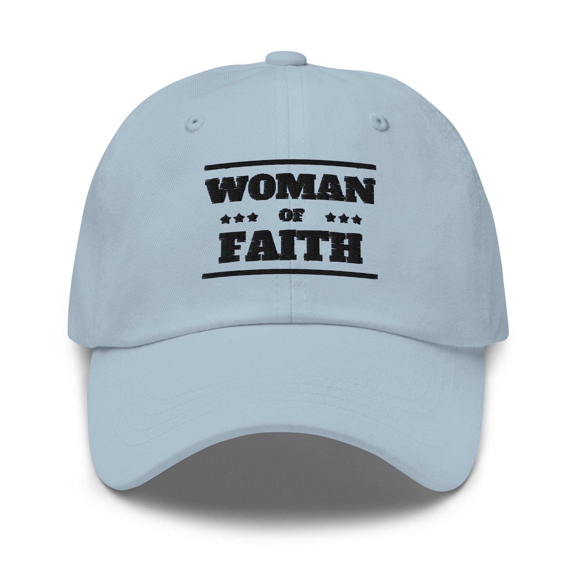 Embroidered Baseball Cap - Adjustable - Woman of Faith by inQue.Style