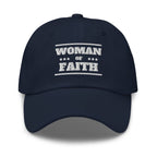 Embroidered Baseball Cap - Adjustable - Woman of Faith by inQue.Style