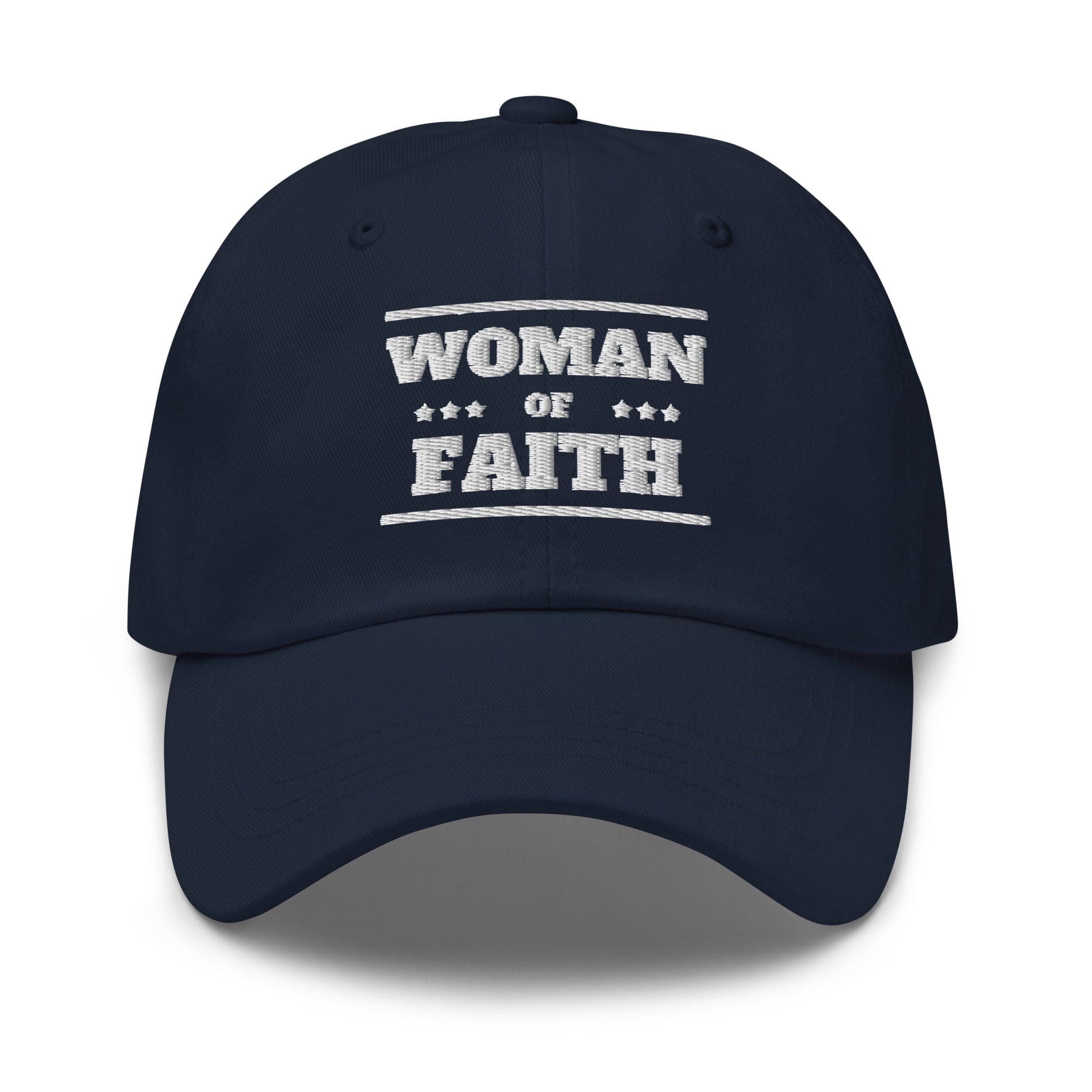 Embroidered Baseball Cap - Adjustable - Woman of Faith by inQue.Style