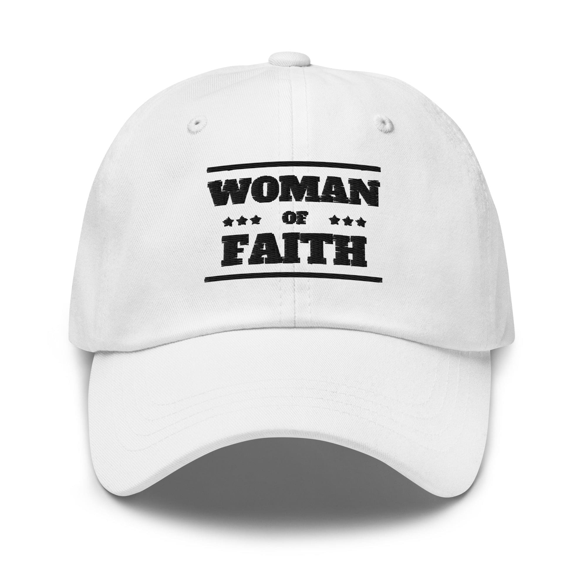 Embroidered Baseball Cap - Adjustable - Woman of Faith by inQue.Style