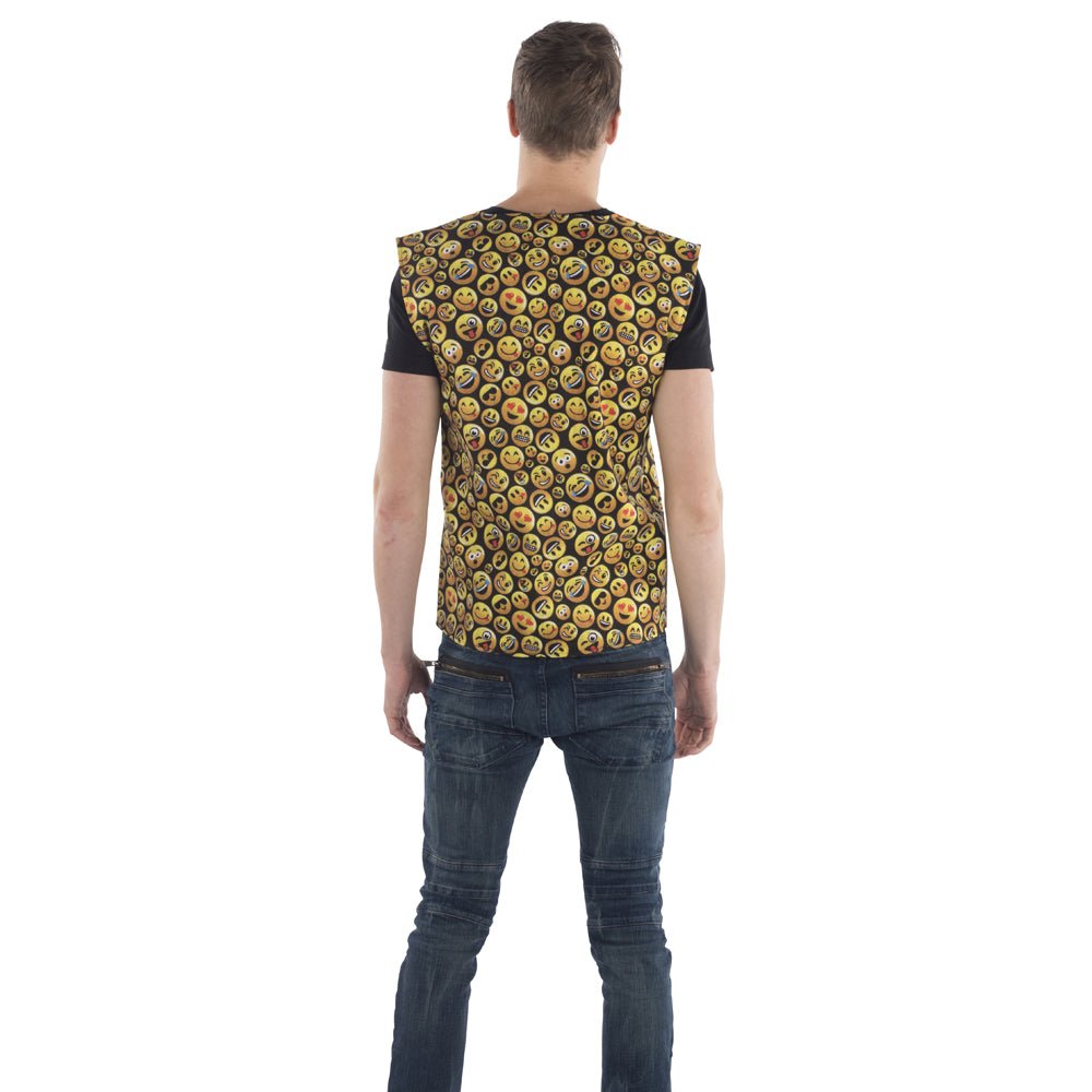 Emoji Printed Vest - Adults by Dress Up America