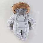 Jumpsuit Fleece-lined Quilted Cotton-padded Clothes by Baby Joy