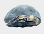 Double-Brim Turned-Up Denim Beret – Breathable Cotton Hat for Women by FitiqueFit
