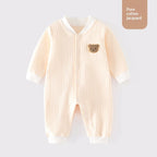 Infant Clothing Class A Pure Cotton Seamless Onesie Baby Pajamas Winter Underwear Crawling Suit by Baby Joy