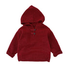 Thickened Chinese-style Buttoned Collar Knitted Sweater by Baby Joy