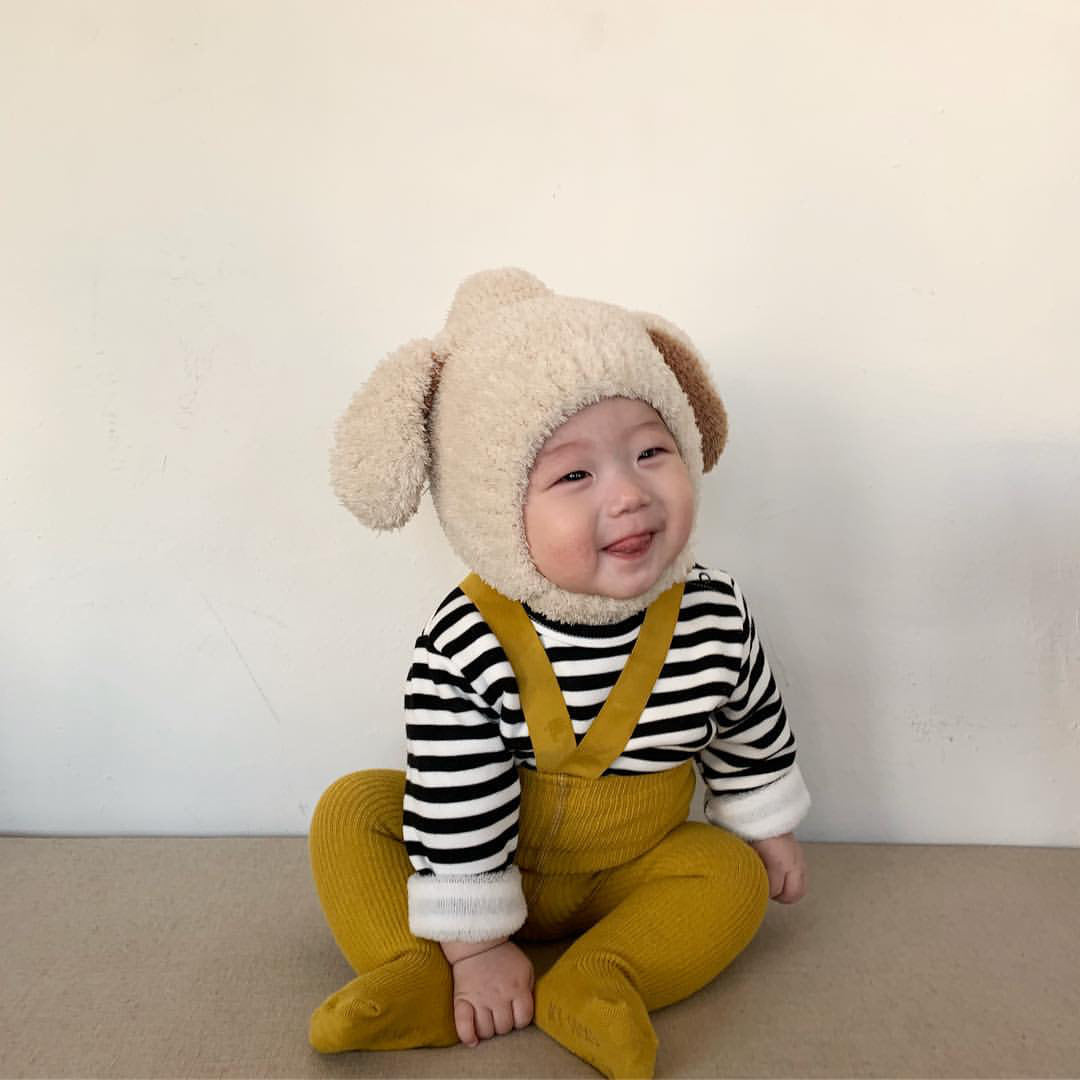 Fluffy Bunny-ear Fleece Earflap Hat For Babies And Toddlers by Baby Joy