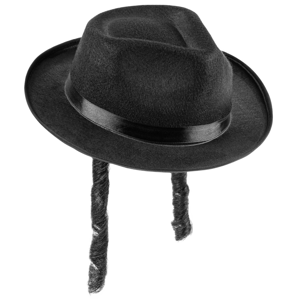 Fedora with Side Locks by Dress Up America