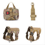 Tactical Dog Clothes Quick Disassembly Dog Vest Outdoor Pet Training Clothes by My Store