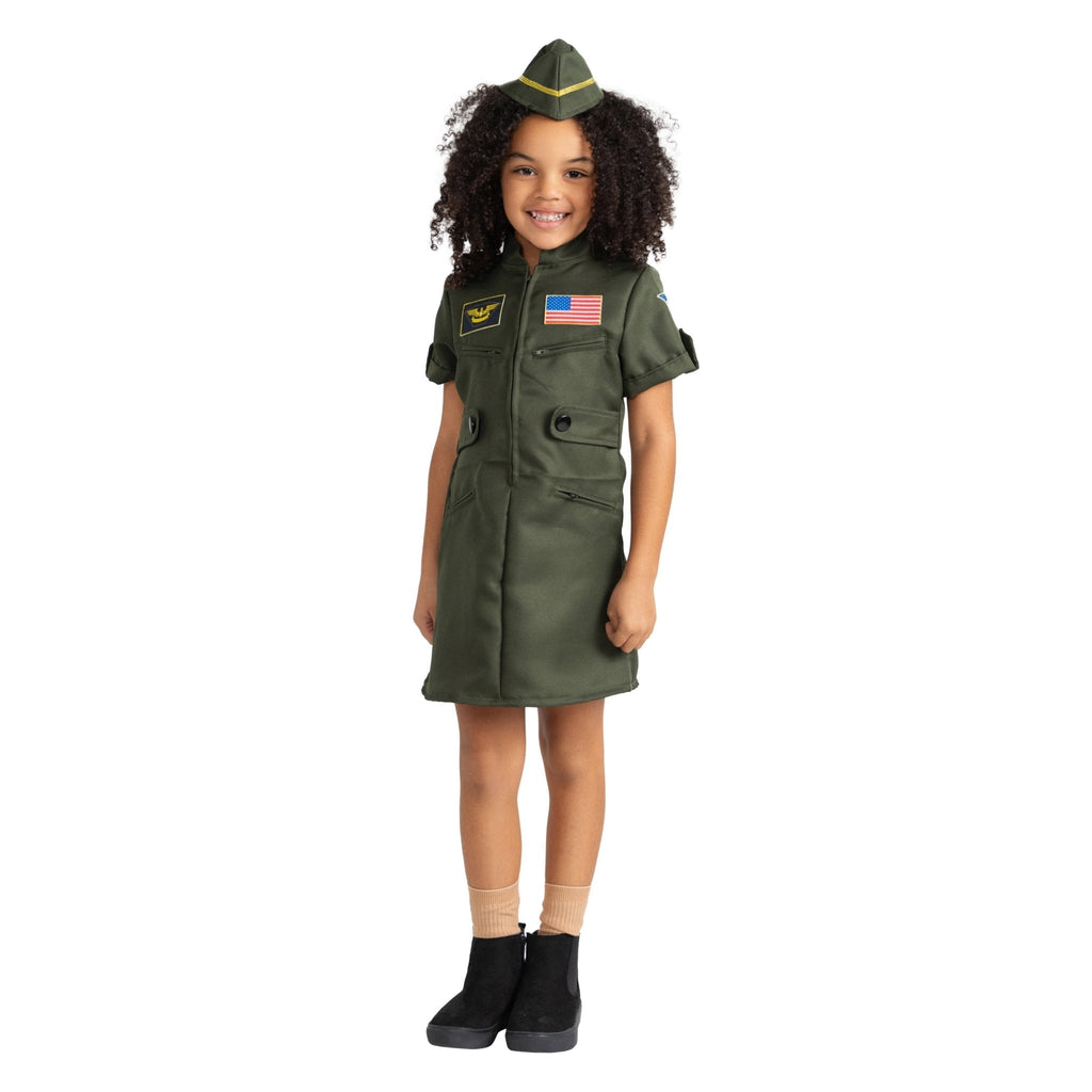 Fighter Pilot Costume Dress - Kids by Dress Up America