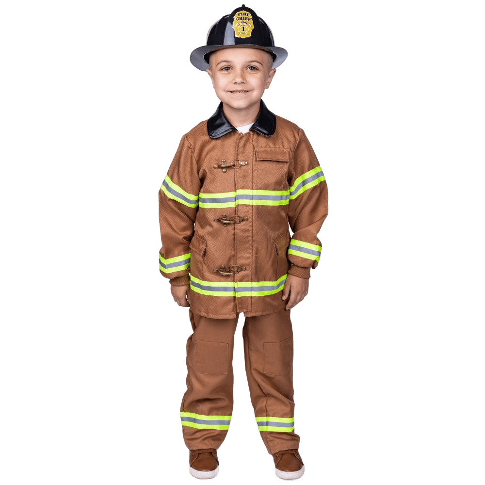 Tan Fire Fighter Costume - Kids by Dress Up America