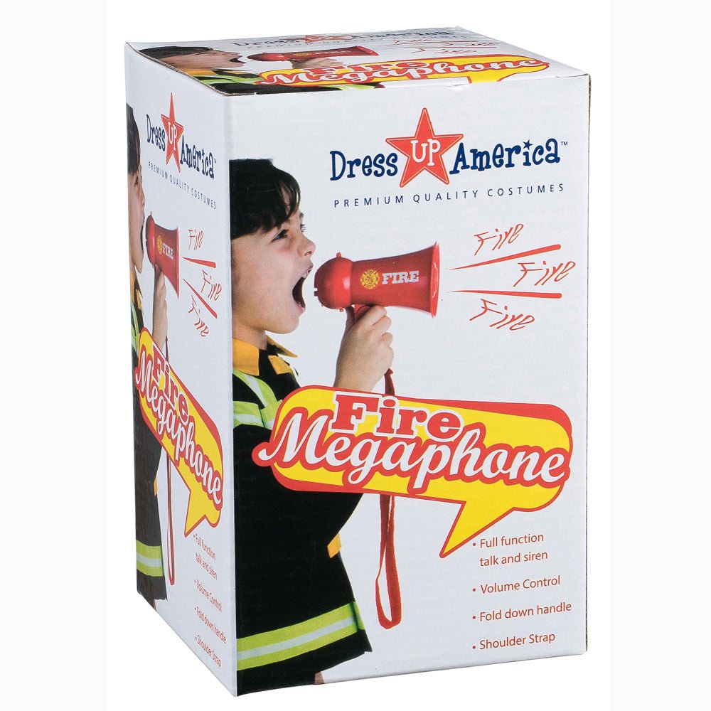 Fire Fighter Megaphone by Dress Up America