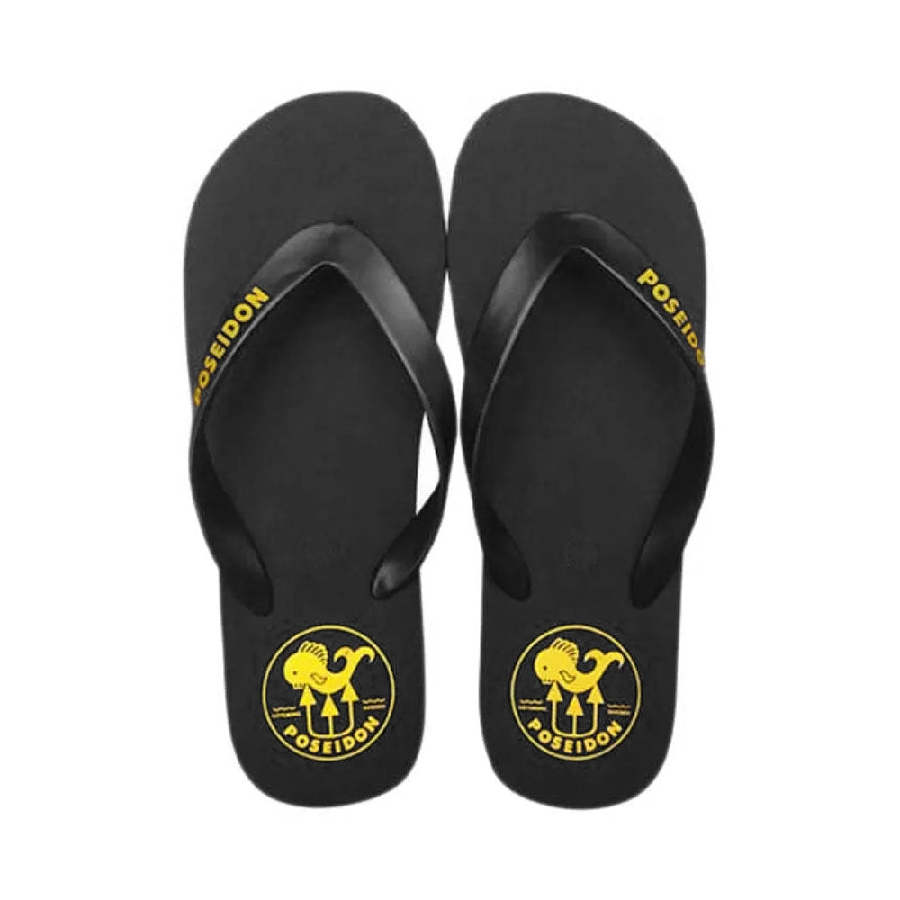 Flip Flops with Poseidon Logo by DeepSea Locker